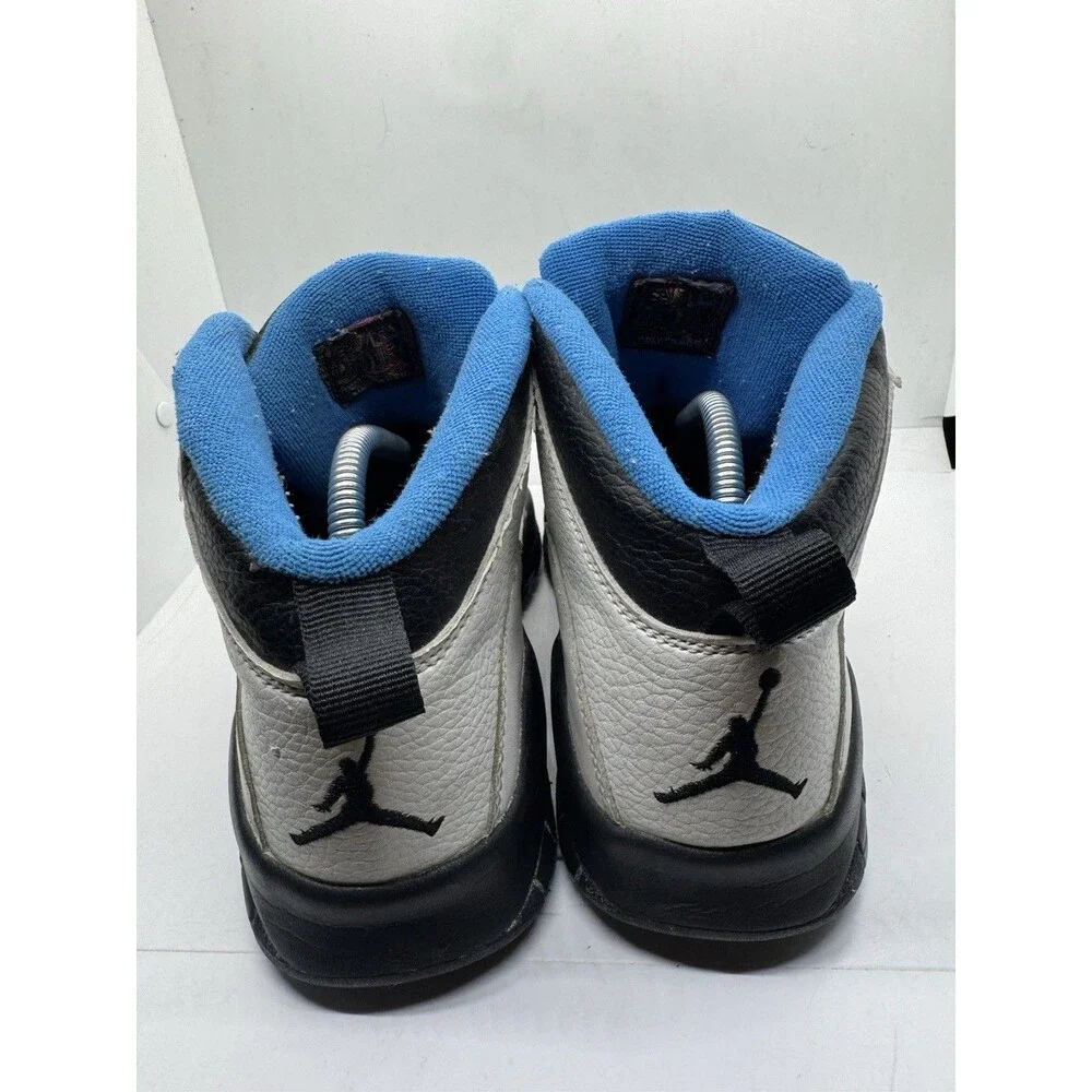 Air Jordan 10 Powder Blue Retro Mens Size 10 White Shoes Sneakers Vintage